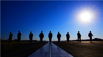 J-10 fighter jets execute flight training in Yunan