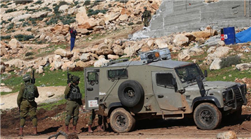 Israeli army demolishes Palestinian house partially near West Bank city