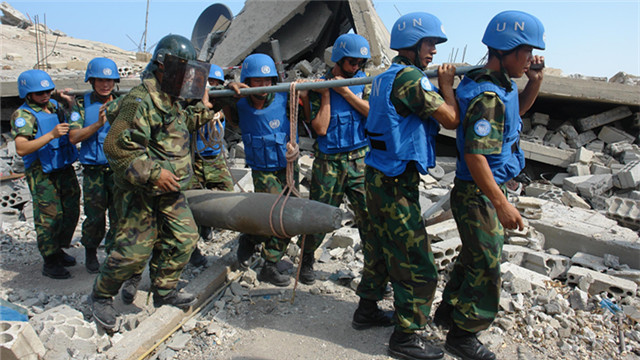 In Pics Chinese Peacekeepers Clear Landmines In Lebanon China