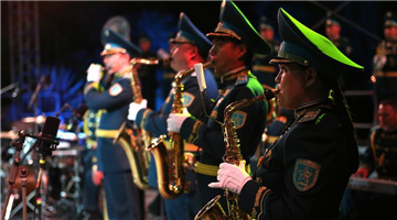 Athens Military Music Festival held at Zappeion, Greece