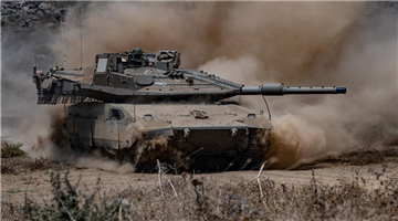 Israeli soldiers take part in drill on Israeli-occupied Golan Heights