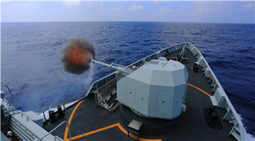 Frigates participate in maritime live-fire test