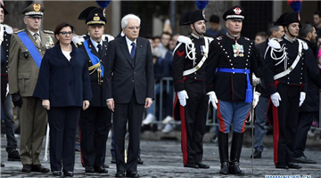 Italy's National Unity and Armed Forces Day marked in Rome