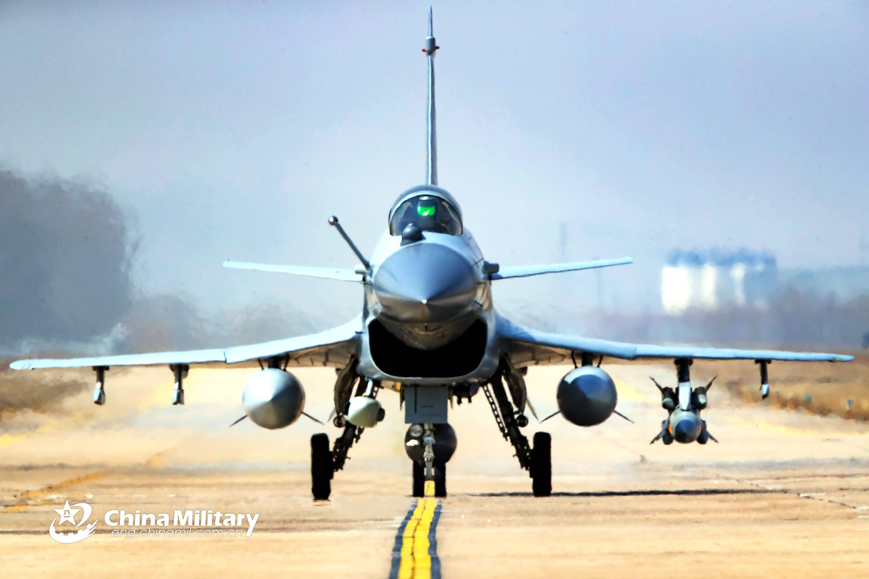 j-10 fighter jets soar through the clouds - china