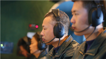 AEW aircraft conducts early warning detection training