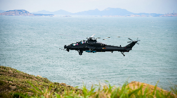 WZ-10 attack helicopters in defense penetration operation