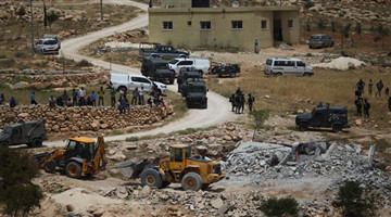 Israeli army demolishes Palestinian house for lacking construction license