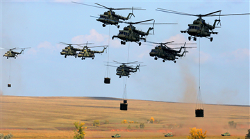 Russian troops participate in Tsentr-2019 drills