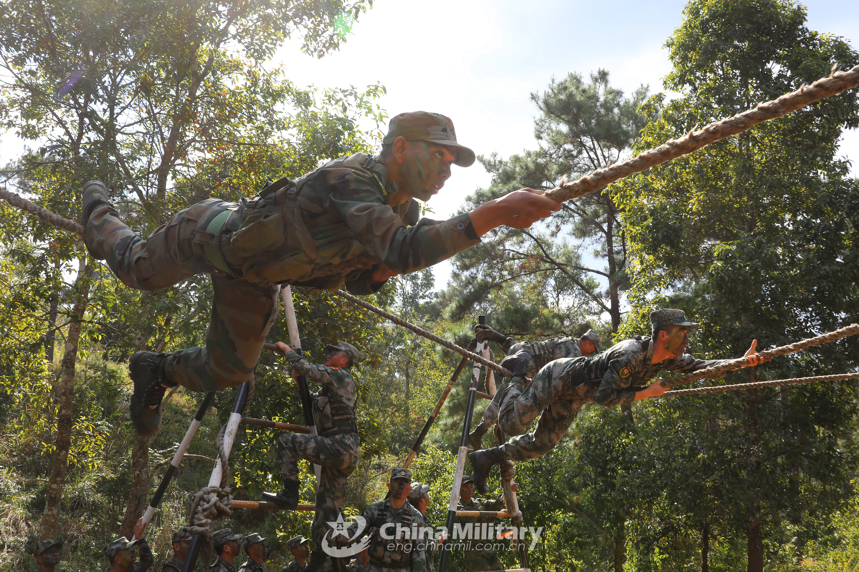 Pics: Chinese, Indian soldiers engage in Hand-in-Hand 2019 exercise -  China Military