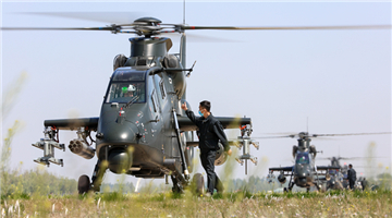 Helicopters lift off after thorough inspections
