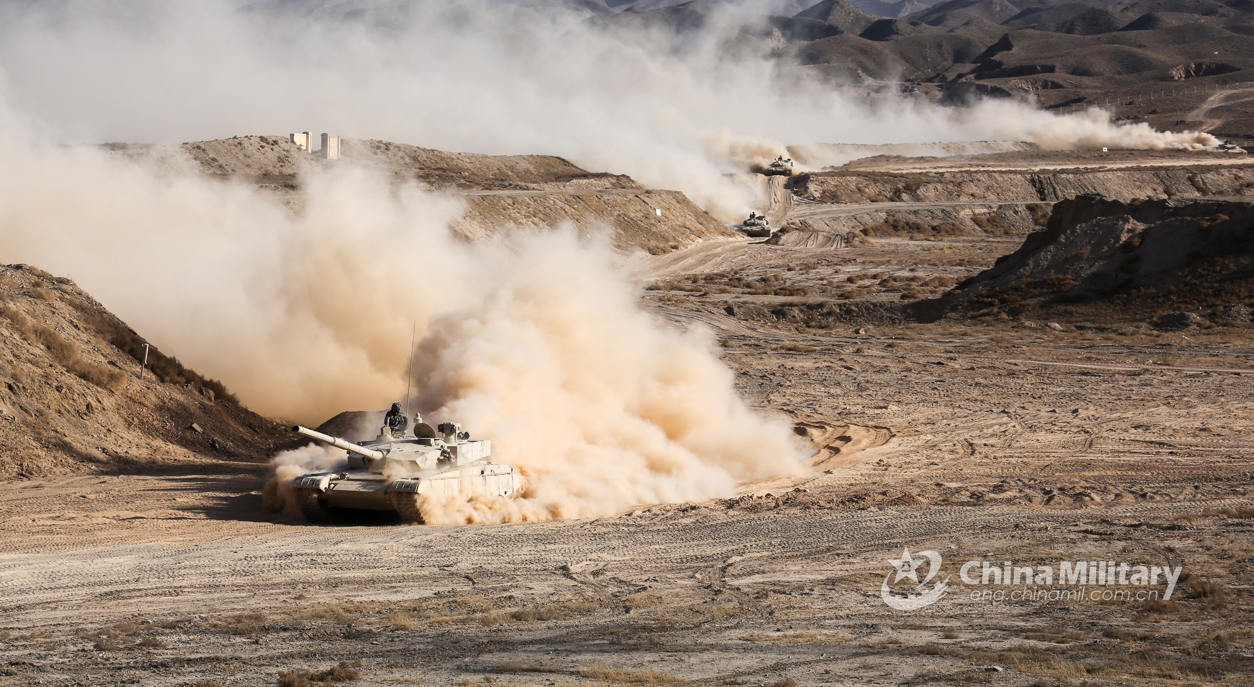 Tanks Muster To Designated Field China Military