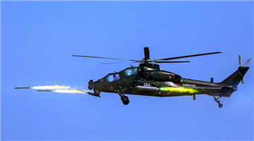 WZ-10 attack helicopters lift off