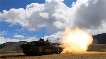 MBTs spit fires down range at targets