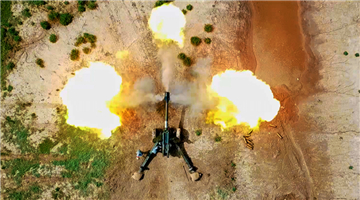 Marines fire with full force