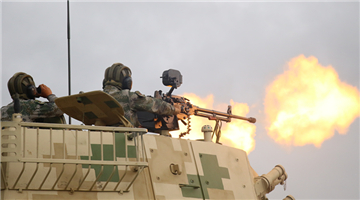 Assault vehicles participate in live-fire test