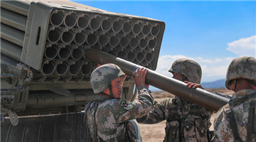 Xinjiang Military Command holds live-fire training