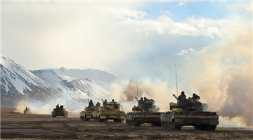 Main battle tanks in realistic training