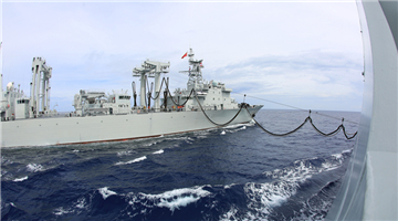 Guided-missile frigates leave for far-sea training