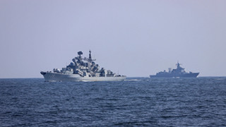 Destroyer flotilla of PLA Eastern Theater Command carries out combat training