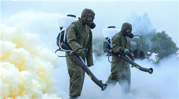 PAP soldiers participate in anti-chemical emergency training