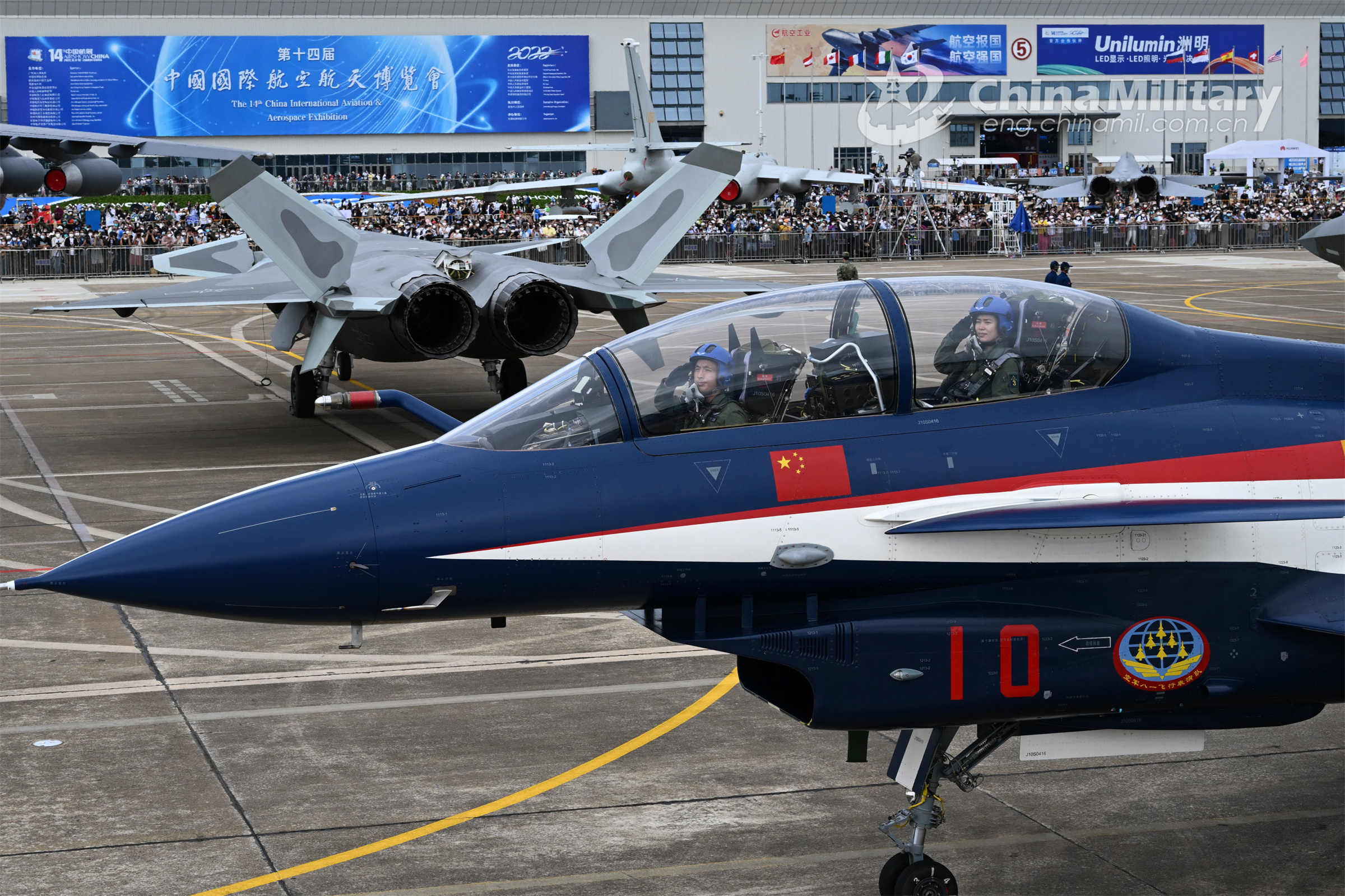 Snapshots of Airshow China 2022 in Zhuhai China Military