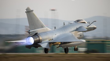 J-10 fighters taxi out for round-the-clock flight
