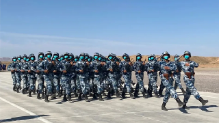 Launch ceremony of the China-Russia exercise ZAPAD/INTERACTION-2021