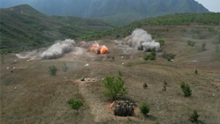 PLA Army engineering element conducts blasting operation assessment