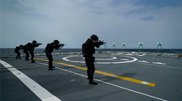 Naval special operations soldiers conduct live-firing training