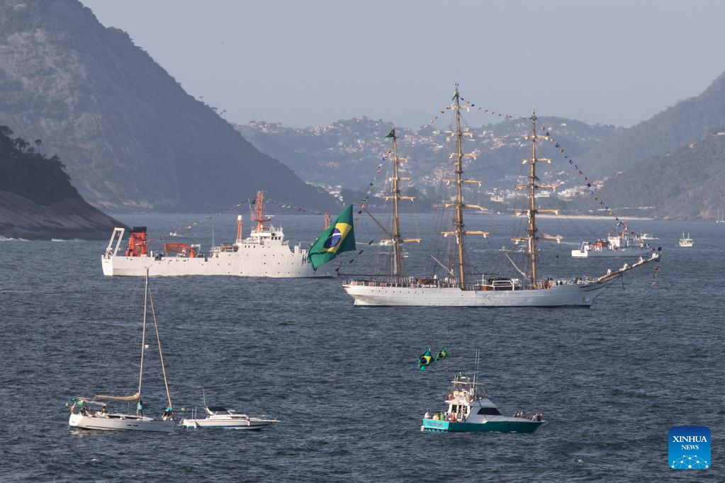 Brazil Marks 200th Anniversary Of Its Independence In Rio De Janeiro