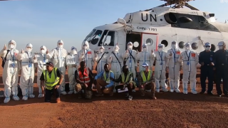 2nd Chinese peacekeeping helicopter unit to Abyei returns home